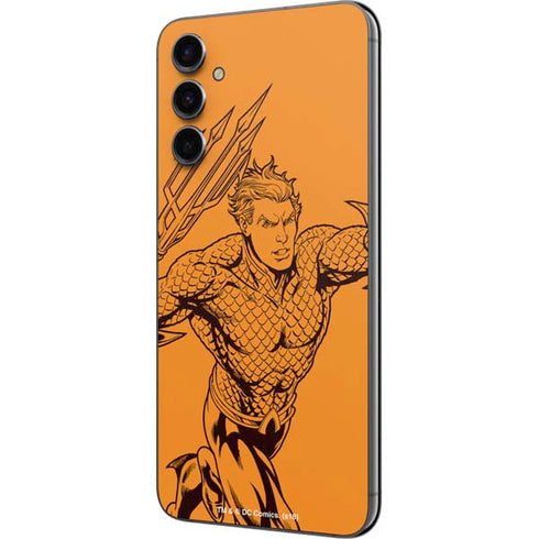 DC Comics Aquaman Comic Pop Galaxy A14 5G Skin